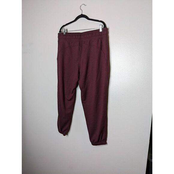 Athleta Recover Bounce Back Jogger Sweatpants Burgundy 1X - Picture 8 of 14